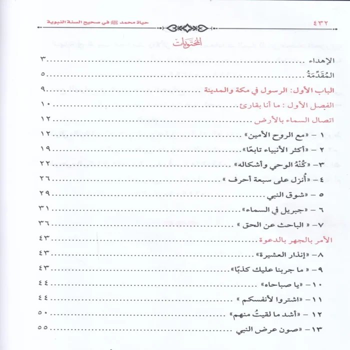حياة محمد (صلي الله عليه وسلم ) في صحيح السنة النبوية