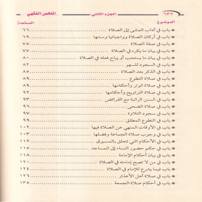 الملخص الفقهي
