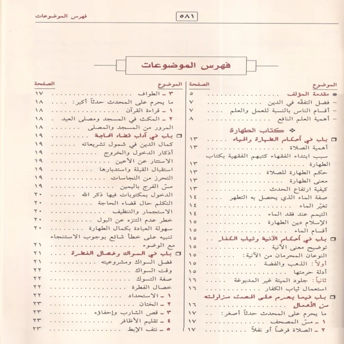 الملخص الفقهي