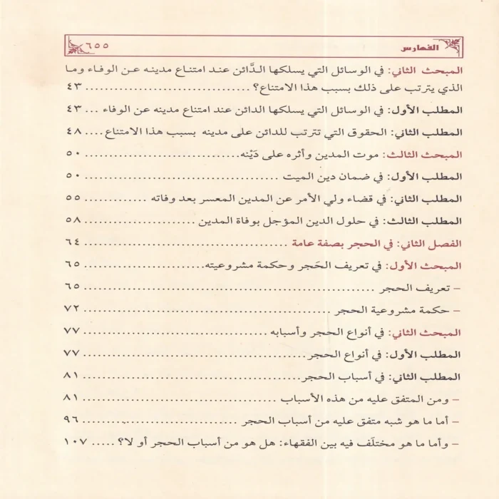 احكام المفلس في الشريعة الاسلامية