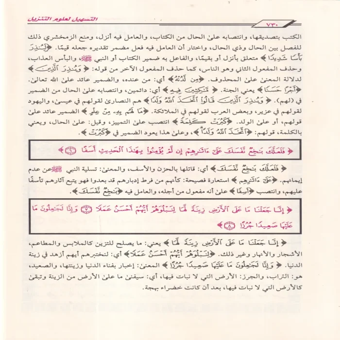 التسهيل لعلوم التنزيل المشهور بتفسير ابن جزي