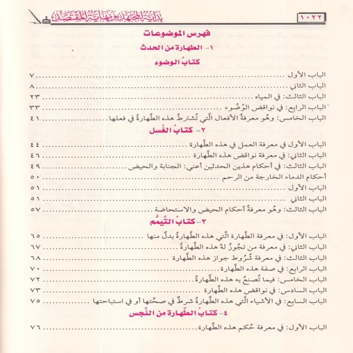 بداية المجتهد ونهاية المقتصد