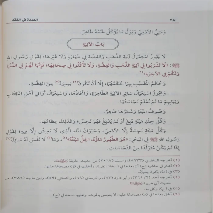 العمدة في الفقه على مذهب الإمام أبي عبدالله أحمد بن محمد حنبل الشيباني