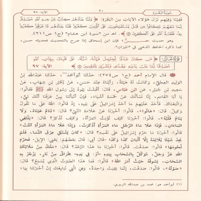 الصحيح المسند من أسباب النزول