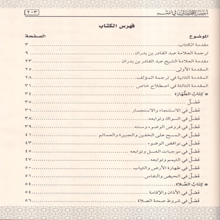 اخصر المختصرات