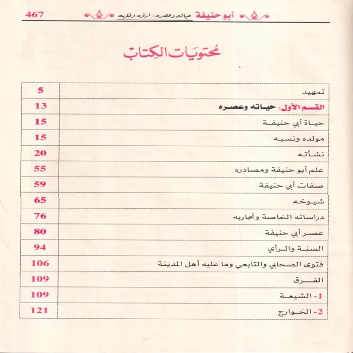 ابو حنيفة حياته وعصره - آراؤه وفقهه