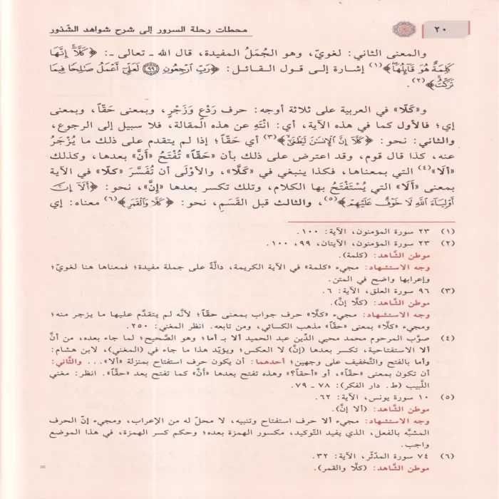 شرح شذور الذهب في معرفة كلام العرب وبذيله محطات رحلة السرور