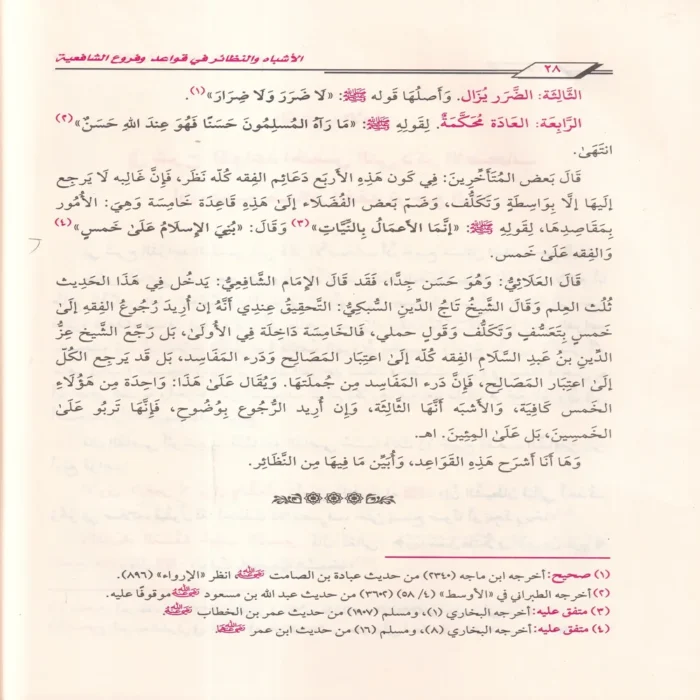 الأشباه والنظائر في قواعد وفروع الفقة الشافعي