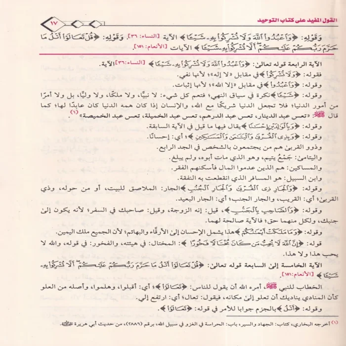القول المفيد علي كتاب التوحيد