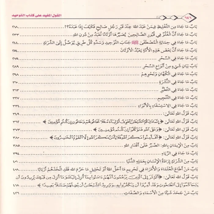 القول المفيد علي كتاب التوحيد