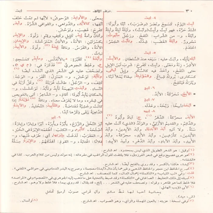 القاموس المحيط مرتب ترتيب الفبائيا وفق اوائل الحروف