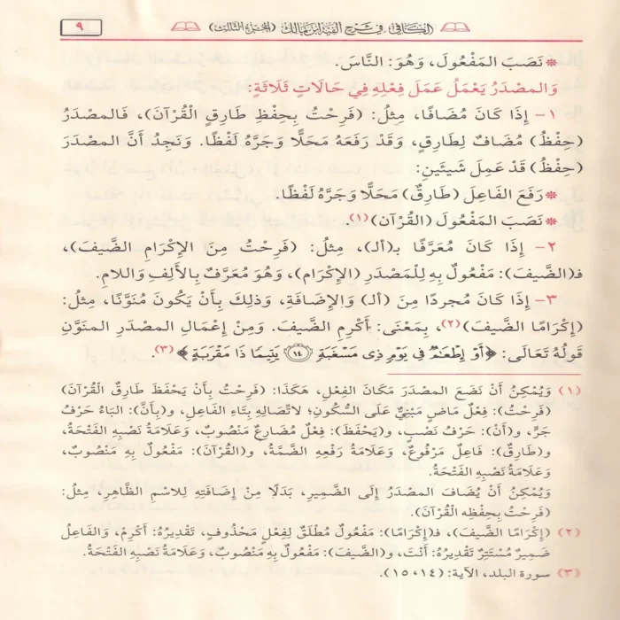 الكافي في شرح ألفية ابن مالك