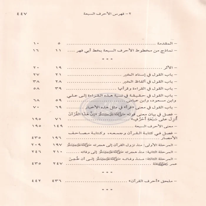 الأحرف السبعة