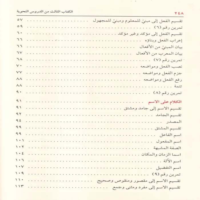 كتاب الدروس النحوية لطلاب المدارس الابتدائية الأول والثاني والثالث