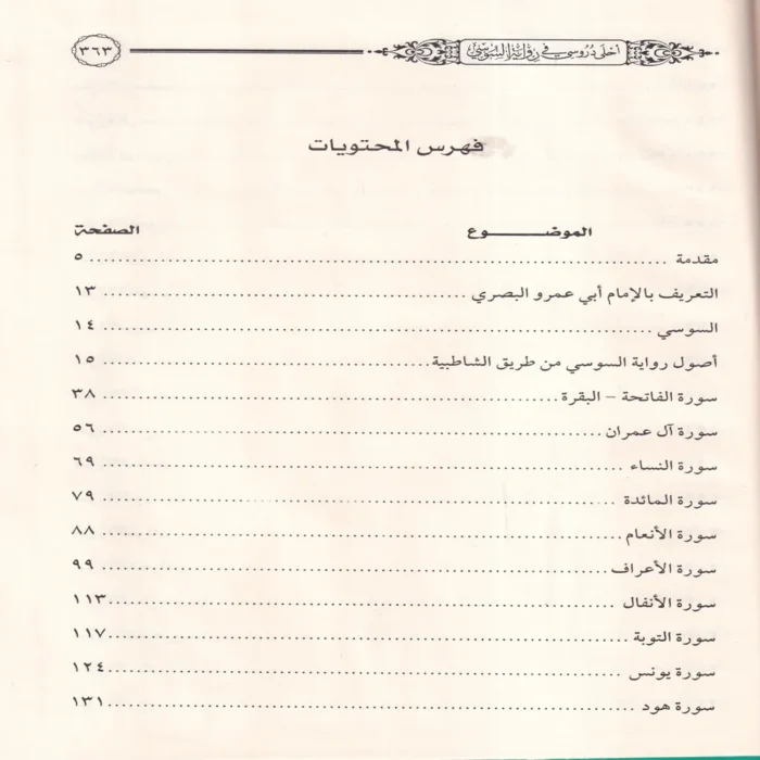 أحلى دروسي في رواية السوسي من قراءة أبي عمرو البصري