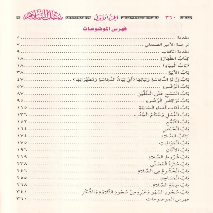 سبل السلام شرح بلوغ المرام من جمع أدلة الأحكام