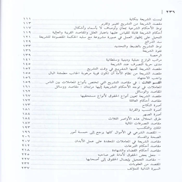 مقاصد الشريعة الإسلامية