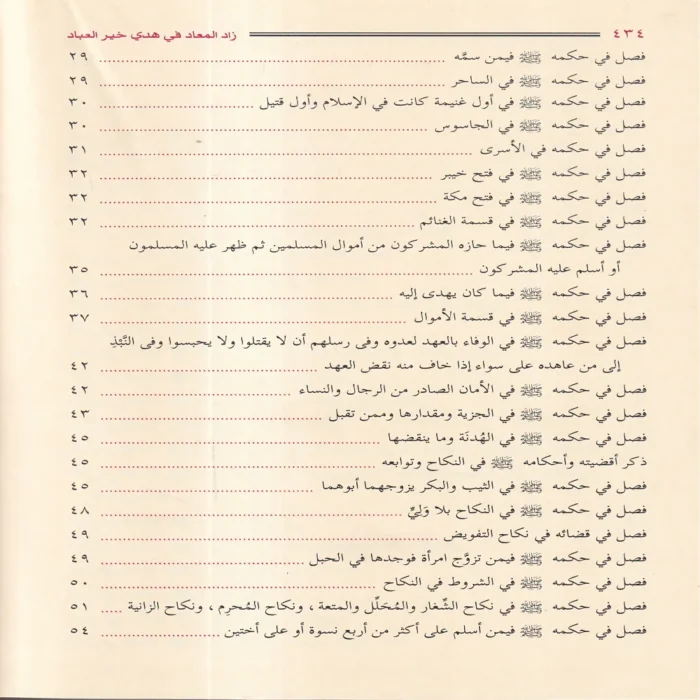زاد المعاد في هدي خير العباد