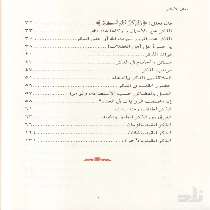 معاني الاذكار