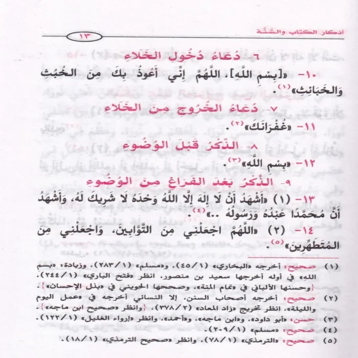 حصن المسلم من الكتاب والسنة