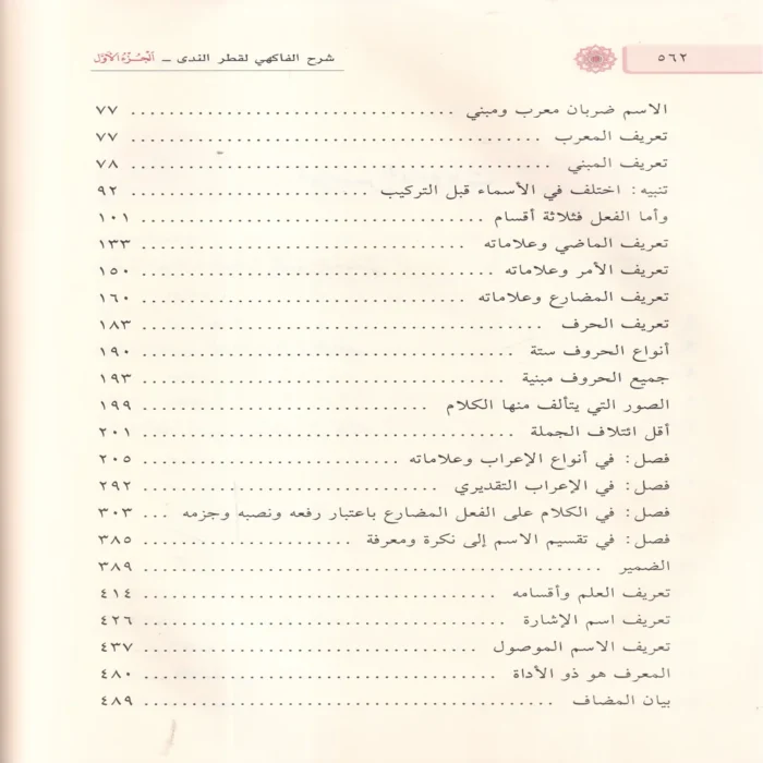 حاشية العلامة الشيخ ياسين الحمصي العليمي علي شرح قطري الندي 1/2